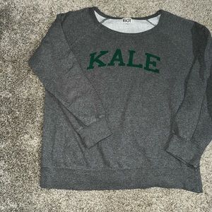 Vintage Kale Classic Crewneck - Heather Grey
